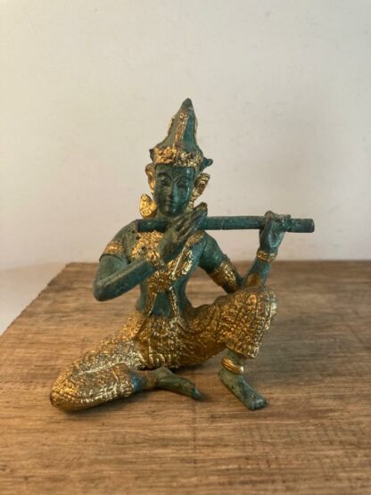 Koperen met Bronzen Shiva - Afbeelding 4