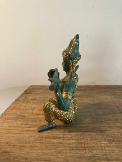 Koperen met Bronzen Shiva - Afbeelding 3